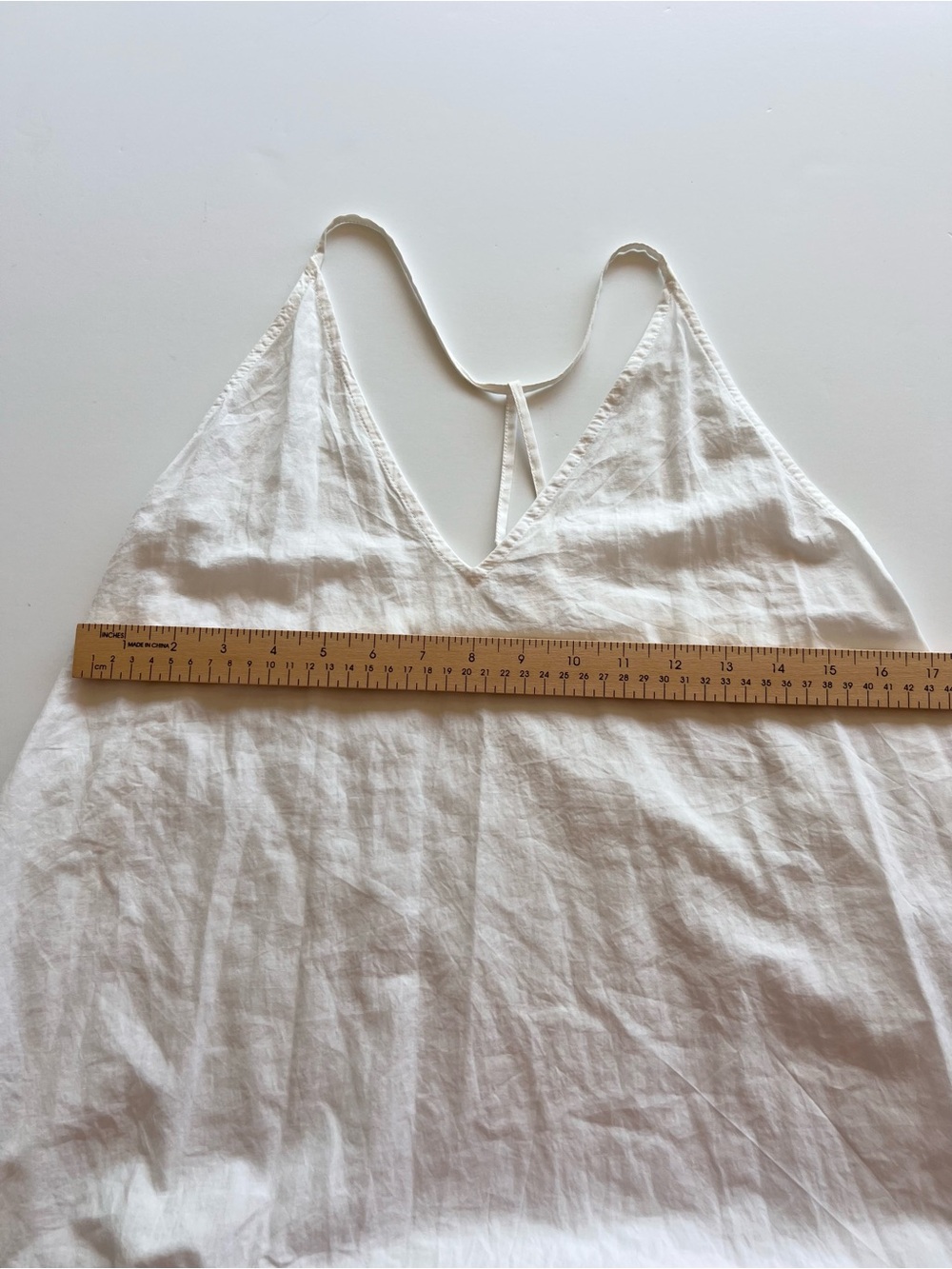 Free People White Eyelet Hem Slip Chemise - Picture 5 of 8